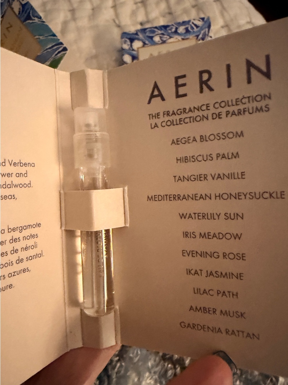 AERIN Perfume Samples Plus Bonus Carolina Herrera Perfume Sample - Picture 5 of 6